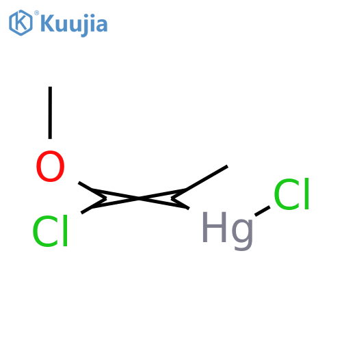 Mercury, chloro(2-chloro-2-methoxy-1-methylethenyl)- structure