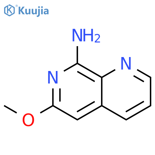 6-methoxy-1,7-Naphthyridin-8-amine structure
