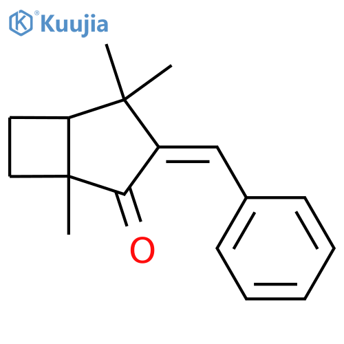 3-Benzylidene-1,4,4-trimethylbicyclo[3.2.0]heptan-2-one structure