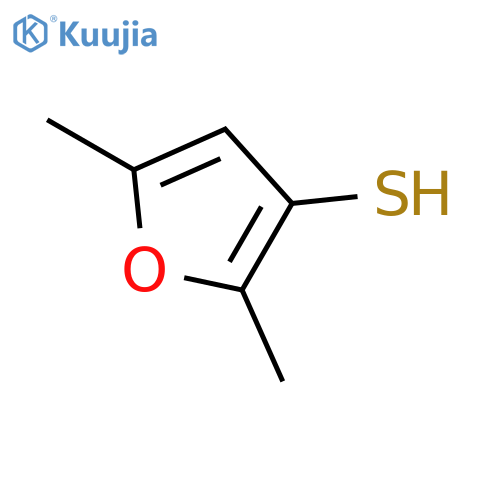 2,5-Dimethylfuran-3-thiol structure