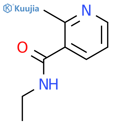 3-Pyridinecarboxamide, N-ethyl-2-methyl- structure