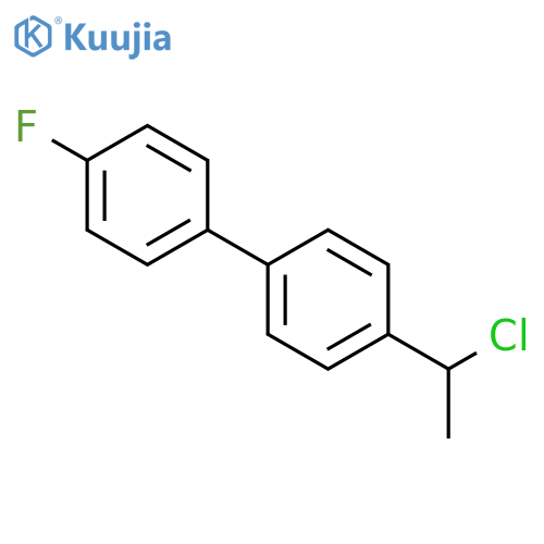 1,1'-Biphenyl, 4-(1-chloroethyl)-4'-fluoro- structure