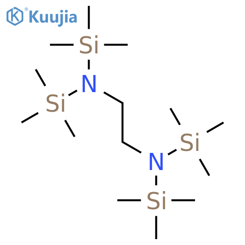 1,2-Ethanediamine, N,N,N',N'-tetrakis(trimethylsilyl)- structure
