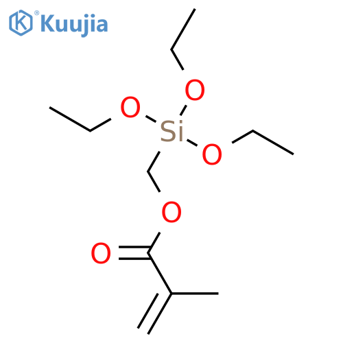 Methacryloxymethyltriethoxysilane structure