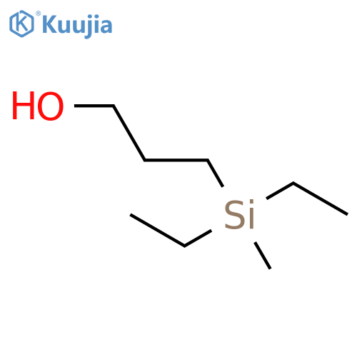 1-Propanol, 3-(diethylmethylsilyl)- structure