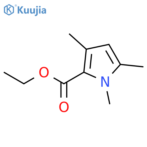 ethyl 1,3,5-trimethylpyrrole-2-carboxylate structure