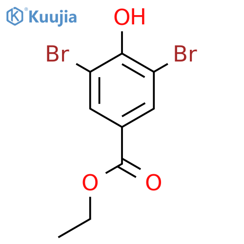 Ethyl 3,5-dibromo-4-hydroxybenzoate structure