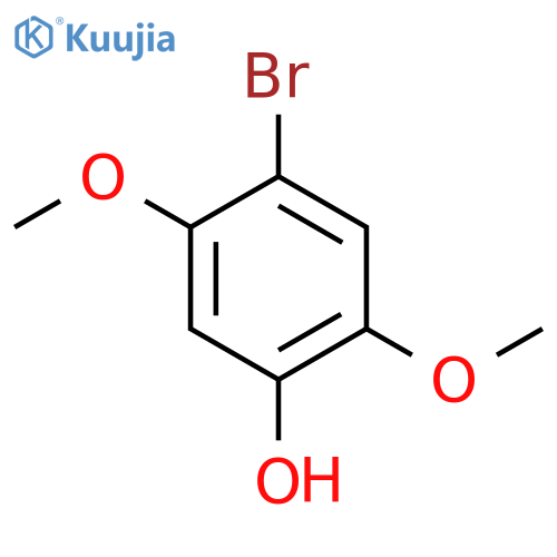 4-bromo-2,5-dimethoxyphenol structure