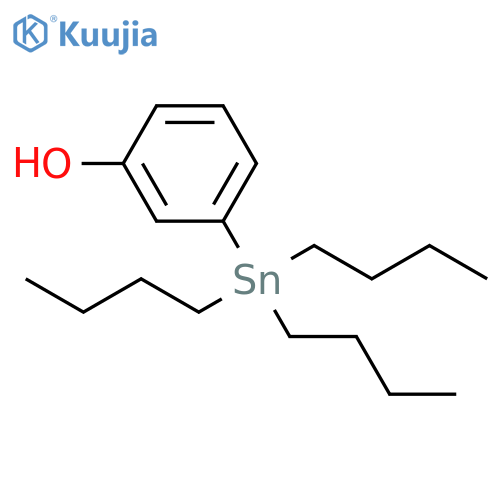 PHENOL, 3-(TRIBUTYLSTANNYL)- structure