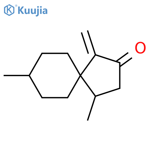 Spiro[4.5]decan-2-one, 4,8-dimethyl-1-methylene- (9CI) structure
