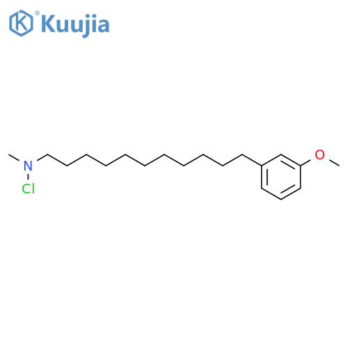 BENZENEUNDECANAMINE, N-CHLORO-3-METHOXY-N-METHYL- structure