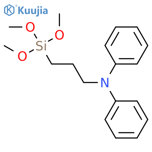 N-Phenyl-N-[3-(trimethoxysilyl)propyl]aniline structure