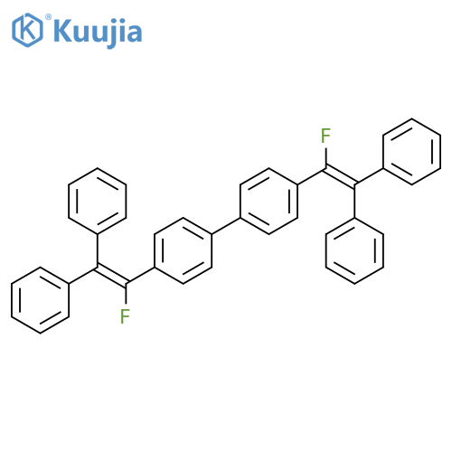 1,1'-Biphenyl, 4,4'-bis(1-fluoro-2,2-diphenylethenyl)- structure