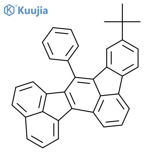 Fluoreno[1,9-jk]fluoranthene, 6-(1,1-dimethylethyl)-8-phenyl- structure