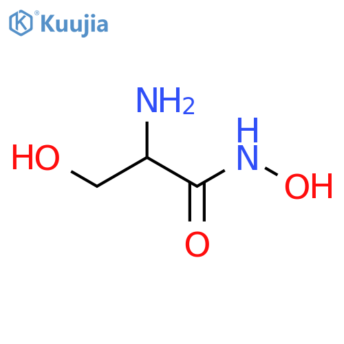 Propanamide,2-amino-N,3-dihydroxy- structure