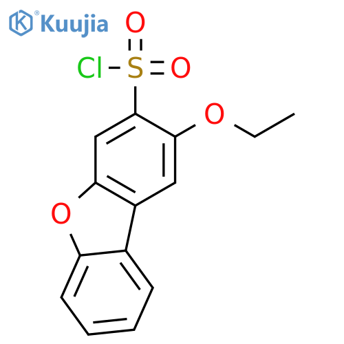 3-Dibenzofuransulfonyl chloride, 2-ethoxy- structure