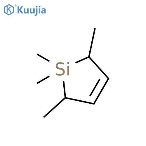 Silacyclopent-3-ene, 1,1,2,5-tetramethyl- structure