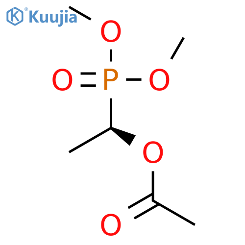 PHOSPHONIC ACID, [(1R)-1-(ACETYLOXY)ETHYL]-, DIMETHYL ESTER structure