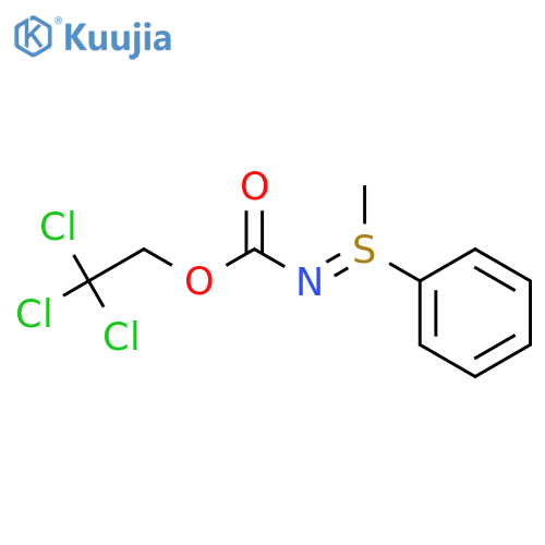 SULFILIMINE, S-METHYL-S-PHENYL-N-[(2,2,2-TRICHLOROETHOXY)CARBONYL]- structure