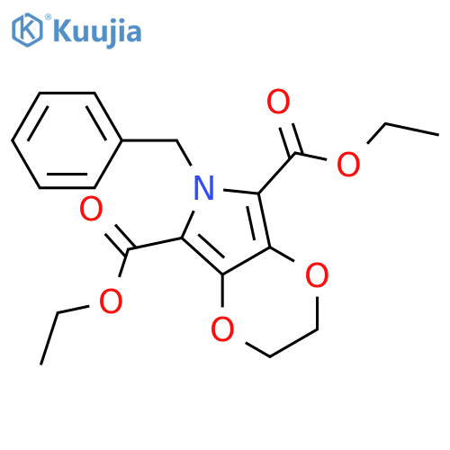 diethyl 1-benzyl-3,4-ethylenedioxypyrro& structure