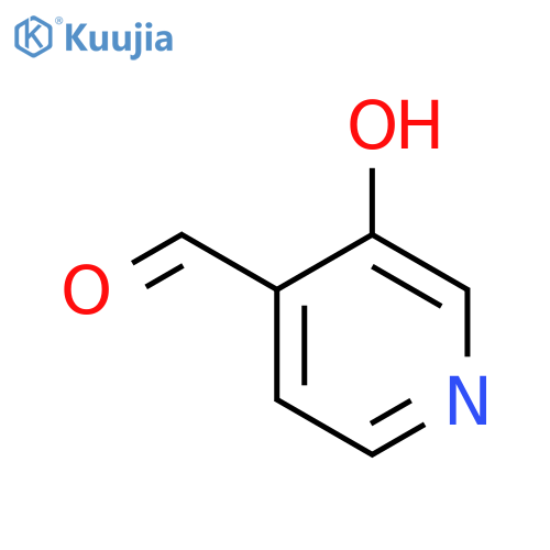 3-Hydroxy-4-pyridinecarboxaldehyde structure