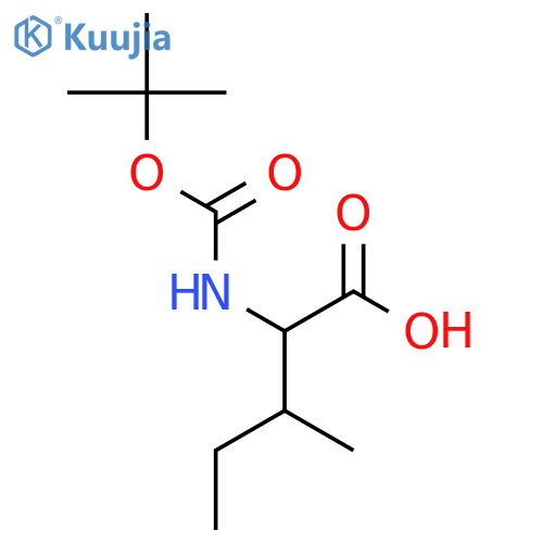 BOC-D-allo-Isoleucine structure