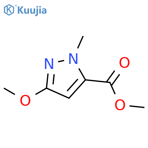 Methyl 3-methoxy-1-methyl-1H-pyrazole-5-carboxylate structure
