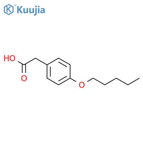2-4-(Pentyloxy)phenylacetic acid structure