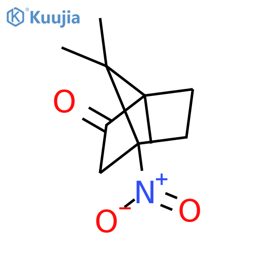 Bicyclo[2.2.1]heptan-2-one, 1,7,7-trimethyl-4-nitro- structure