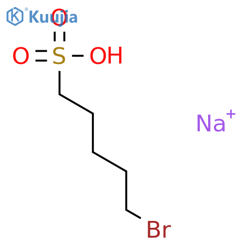5-Bromo-1-pentanesulfonic Acid Sodium Salt structure