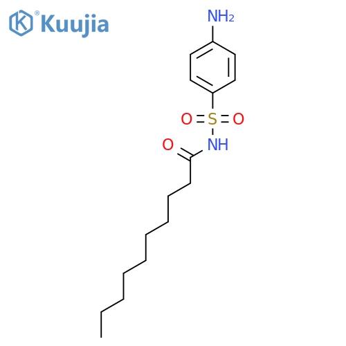 DECANAMIDE, N-[(4-AMINOPHENYL)SULFONYL]- structure
