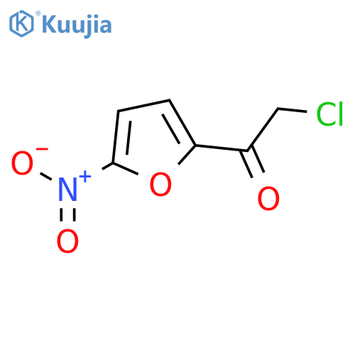 2-chloro-1-(5-nitrofuran-2-yl)ethan-1-one structure