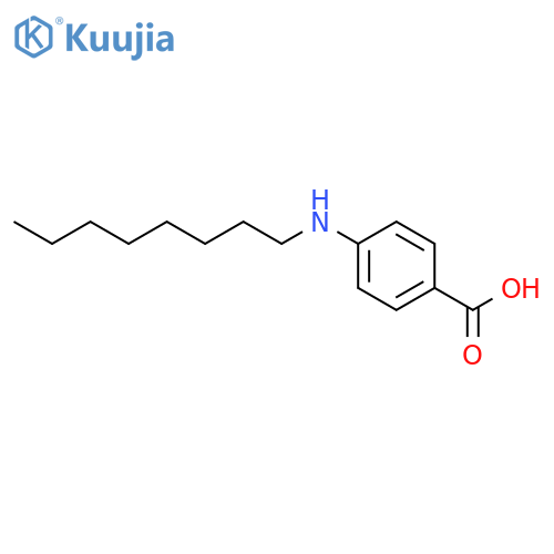 BENZOIC ACID, 4-(OCTYLAMINO)- structure