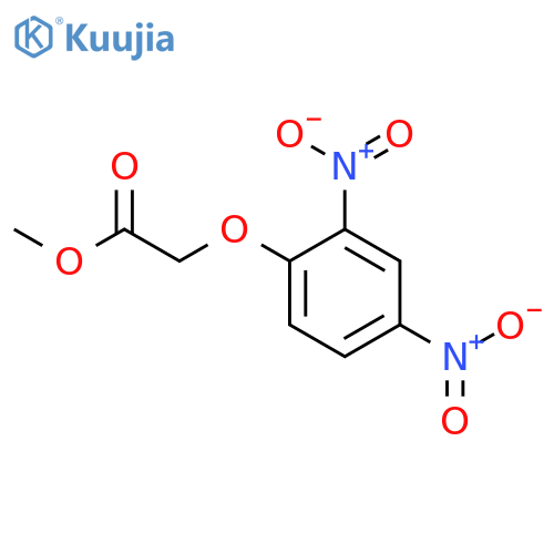 Methyl (2,4-dinitrophenoxy)acetate structure