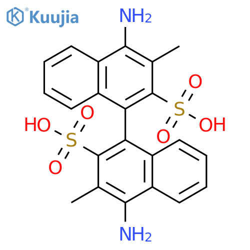 3,3'-dimethyl-naphthidine-disulfonic acid structure