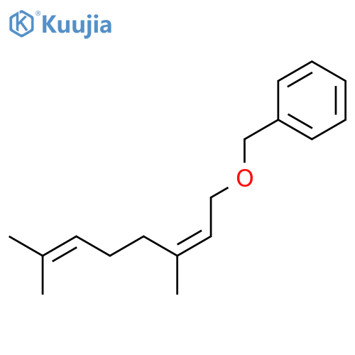 BENZENE, [[[(2Z)-3,7-DIMETHYL-2,6-OCTADIENYL]OXY]METHYL]- structure