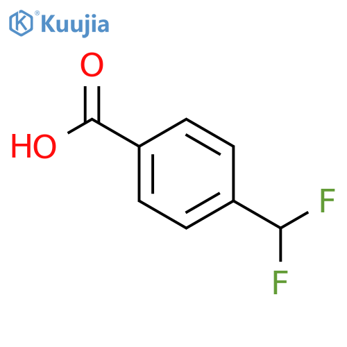 4-(difluoromethyl)benzoic acid structure