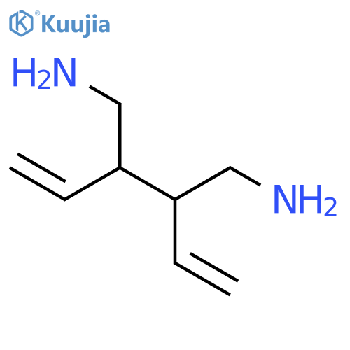 1,4-Butanediamine, 2,3-diethenyl- structure