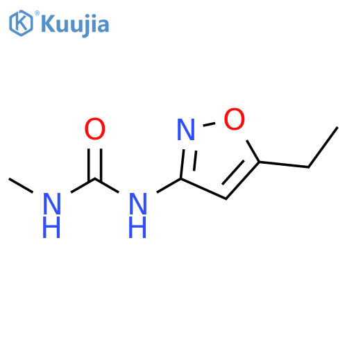 Urea, N-(5-ethyl-3-isoxazolyl)-N'-methyl- structure