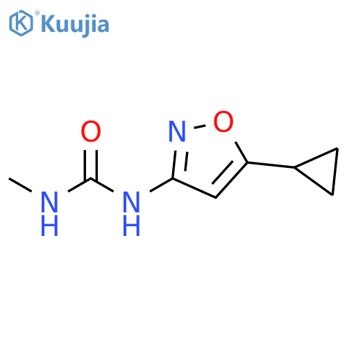 Urea, N-(5-cyclopropyl-3-isoxazolyl)-N'-methyl- structure