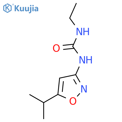 Urea, N-ethyl-N'-[5-(1-methylethyl)-3-isoxazolyl]- structure