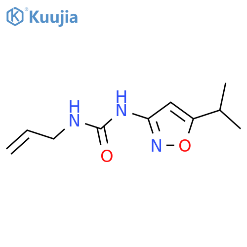 Urea, N-[5-(1-methylethyl)-3-isoxazolyl]-N'-2-propenyl- structure