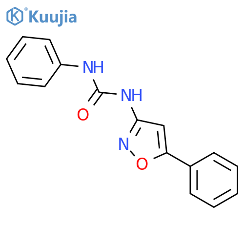 Urea, N-phenyl-N'-(5-phenyl-3-isoxazolyl)- structure