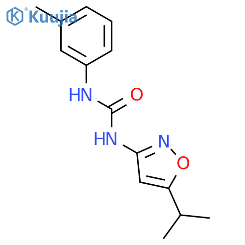 Urea, N-[5-(1-methylethyl)-3-isoxazolyl]-N'-(3-methylphenyl)- structure
