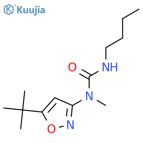 Urea, N'-butyl-N-[5-(1,1-dimethylethyl)-3-isoxazolyl]-N-methyl- structure