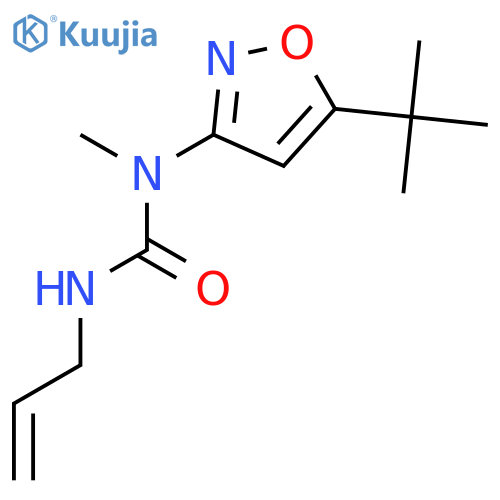 Urea, N-[5-(1,1-dimethylethyl)-3-isoxazolyl]-N-methyl-N'-2-propenyl- structure