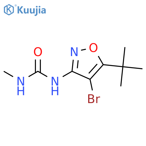 Urea, N-[4-bromo-5-(1,1-dimethylethyl)-3-isoxazolyl]-N'-methyl- structure