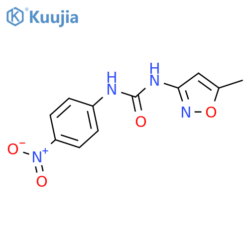 Urea, N-(5-methyl-3-isoxazolyl)-N'-(4-nitrophenyl)- structure