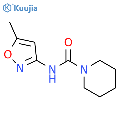 N-(5-methyl-1,2-oxazol-3-yl)piperidine-1-carboxamide structure