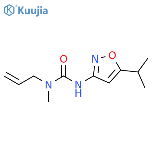 Urea, N-methyl-N'-[5-(1-methylethyl)-3-isoxazolyl]-N-2-propenyl- structure